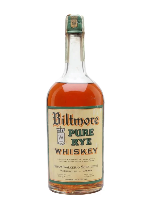 Biltmore Pure Rye Whiskey