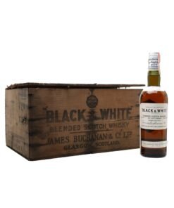 Black & White 12 bottles with Wooden Case