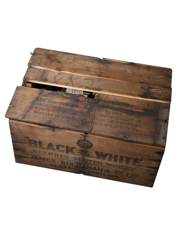 Black & White 12 bottles with Wooden Case - Image 5
