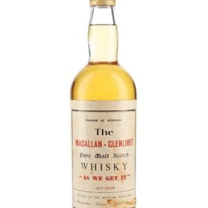 Macallan-Glenlivet "As We Get It"