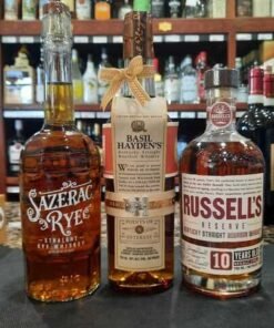 Sazerac Rye, Basil Hayden’s Bourbon & Russell’s Reserve 10 Year Bourbon 3-Pack Bundle
