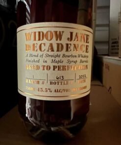 Widow Jane Decadence Straight Bourbon Whiskey Batch No. 1 750ml