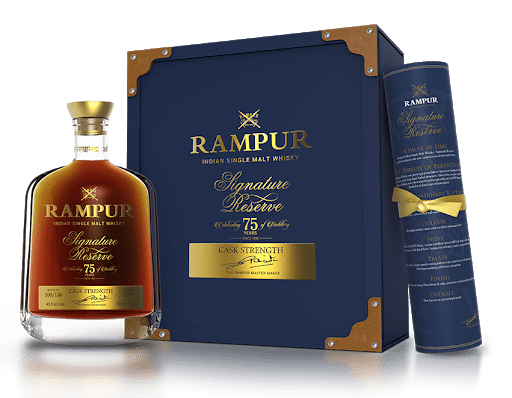 Rampur Signature Reserve Cask Strength 75 Year Old Indian Single Malt Whisky